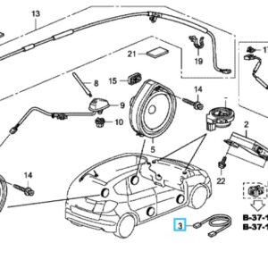 Honda Jazz 2013-2015 USB Cord