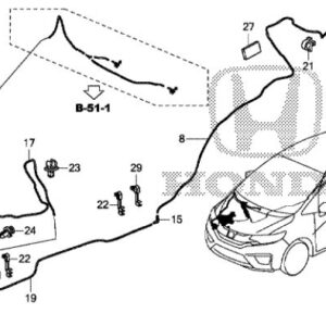 Honda Jazz 2016-2020 Rear Washer One-Way Valve