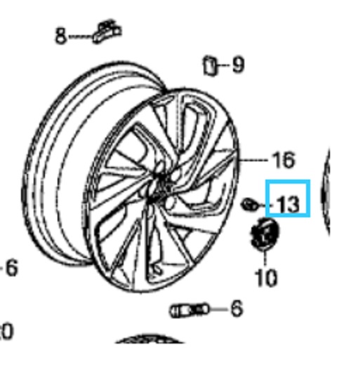 Honda Wheel Nut - Various Models
