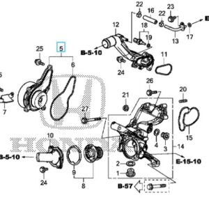 Honda Civic Diesel 2018-2020 Water Pump