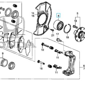 Honda Jazz 2016-2019 Front Wheel Bearing