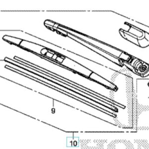 Honda Civic Tourer 2012-2016 Rear Wiper Arm
