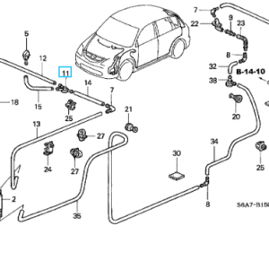 Honda Various Models  Washer System Y-Connector Piece