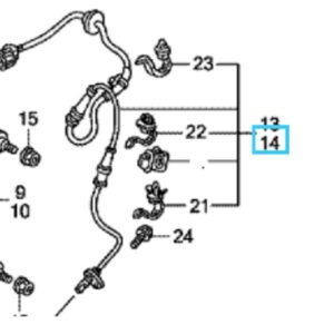 Honda Jazz 2007-2008 NSF ABS Sensor
