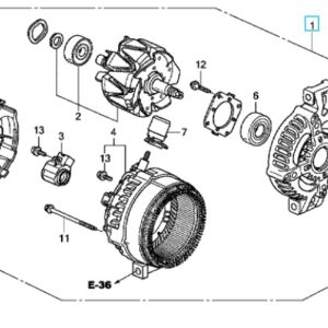 Honda CR-V I-DTEC 2010-2012 Alternator