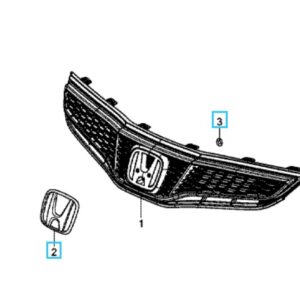 Honda Jazz 2012-2015 Front H Emblem