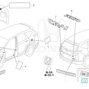 Honda CR-V 2021-2023 E-HEV Badge
