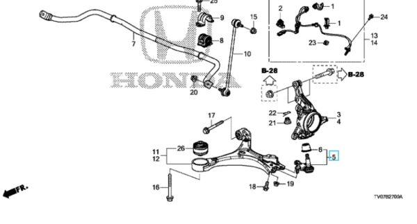 Honda Civic 2012-2016 Front Lower Ball Joint