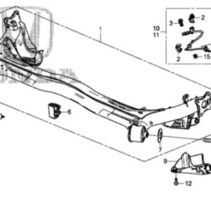 Honda Civic 2012-2016 Rear ABS Sensor Bolt