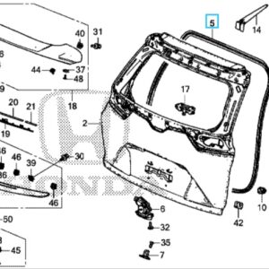 Honda CR-V Tailgate Weatherstrip