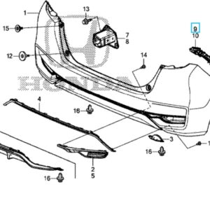 Honda Jazz 2018-2019 OSR Bumper Bracket