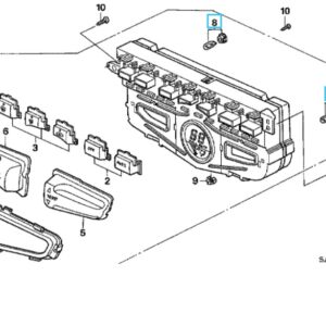 Honda Jazz 2005-2008 Heater Control Bulb