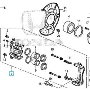 Honda CR-V Diesel 2013-2018 NSF Caliper