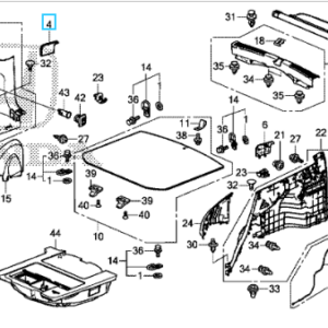 Honda CR-V 2013-2023 OSR Seat Release Cap