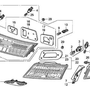 Honda Civic 2006-2011 Rear Panel Light