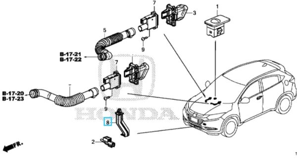 Honda HR-V 2016-2020 Ambient Sensor Clip