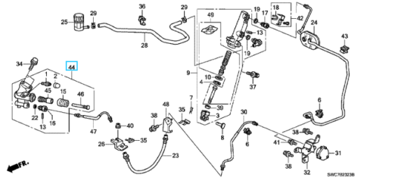 Honda Civic 5DR 2012-2013, CR-V I-DTEC 2010-2013 Clutch Slave Cylinder