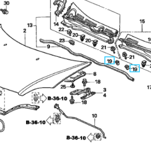 Honda Various Models- Grommet Various Use
