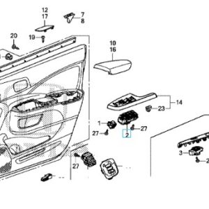Honda CRV 2013-2018 OSF Master Window Switch