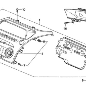 Honda Civic ES 2006-2011 Central Audio Unit Display