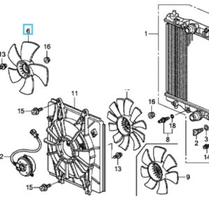Honda CR-V Diesel 2010-2018 Radiator Fan