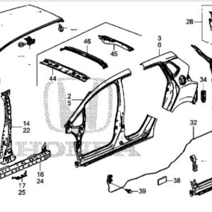Honda 2016 Fuel Filler Lid Cushion