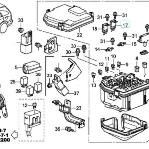 Honda CRV 2007-2012 Multi Block Fuse B 50A