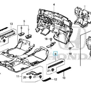 Honda CR-V 2015-2018 OSF Inner Floor Garnish