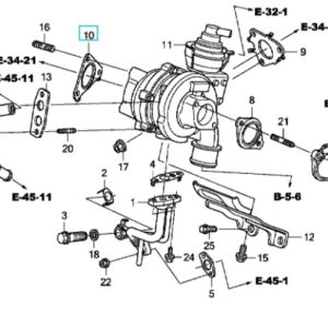 Honda CR-V I-DTEC 2010-2012 DPF Gasket