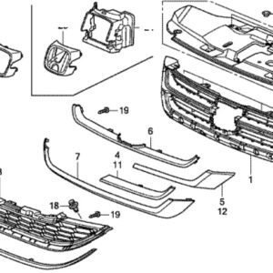 Honda CR-V 2010-2012 Slam Panel Cover