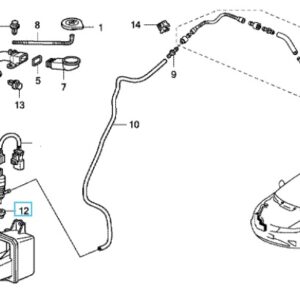 Honda Civic 2006-2011 Washer Bottle Grommet