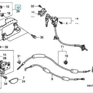 Honda Civic 5 Door 2006-2007 OSF Outer Door Handle
