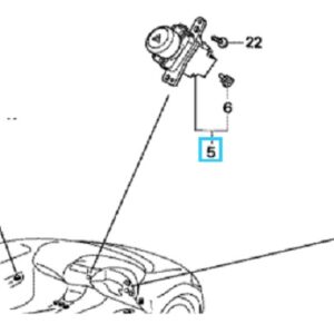 Honda Civic 2006-2011 Hazard Warning Switch