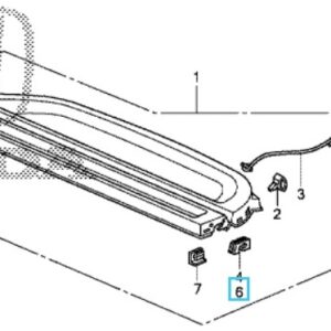 Honda Jazz 2013-2015 Nearside Parcel Shelf Holder