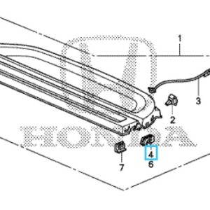 Honda Jazz 2012-2015 Offside Parcel Shelf Holder