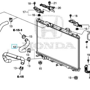 Honda CR-V DIESEL 2013-2018 Lower Radiator Hose