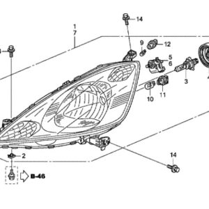 Honda Jazz 2012-2016 Wing Indicator Lamp