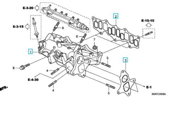 Honda CR-V Diesel I-CTDI 2005-2009 Intake Manifold