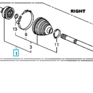 Honda Jazz 2007-2008 Outer CV Joint