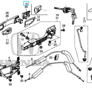 Honda Civic 2017-2021 OSF Handle Cap