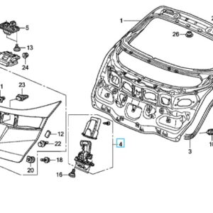 Honda Civic 2006-2011 Tailgate Latch