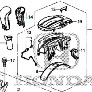 Honda Jazz 2016-2019 Leather Automatic Gear Knob