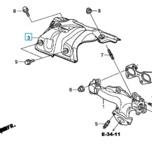 Honda CR-V I-DTEC 2010-2014 Exhaust Manifold Cover