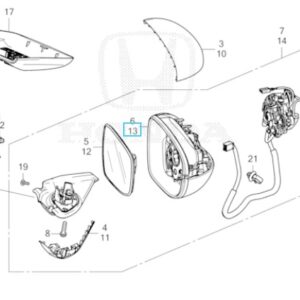 Honda Jazz E:HEV Nearside Mirror Housing