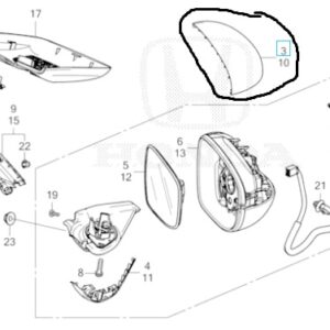 Honda Jazz 2020-Present Wing Mirror Cover