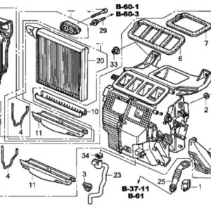 Honda CR-V 2007-2012 Offside Temperature Motor