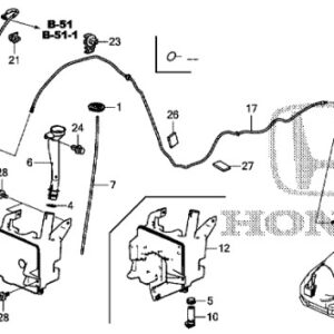 Honda 2012 Windshield Washer Motor Filter