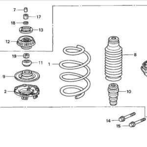 Honda Jazz 2004-2005 OSF Shock Absorber