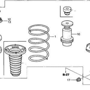 Honda Civic 3 Door 2001-2005 NSF Shock Absorber