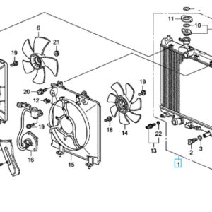 Honda CR-V Petrol 2007-2012 Radiator